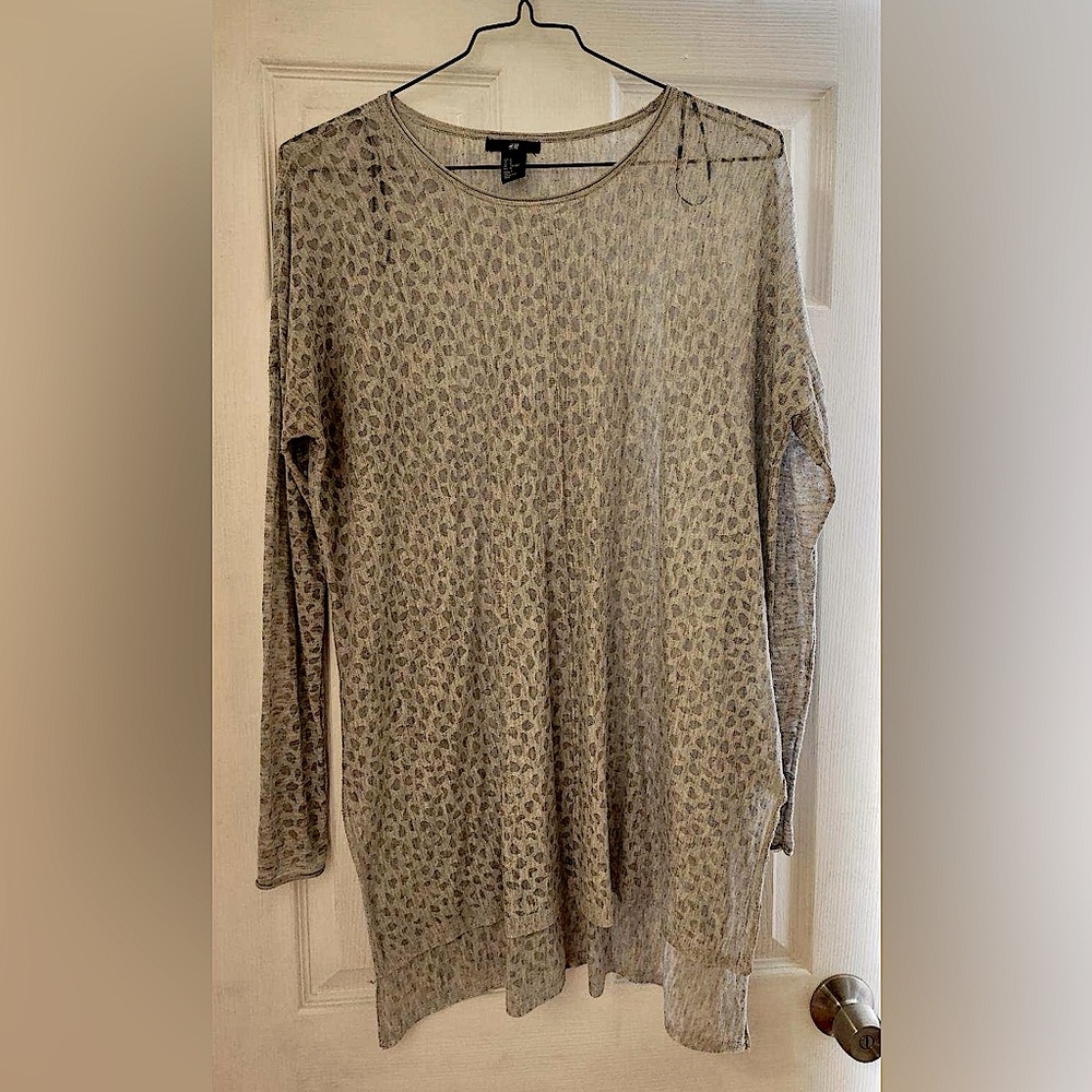 Women’s Long Sleeve Animal Print Sweater